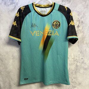 Venezia FC Kappa Soccer Jersey Medium 19x26.5 Teal Green
